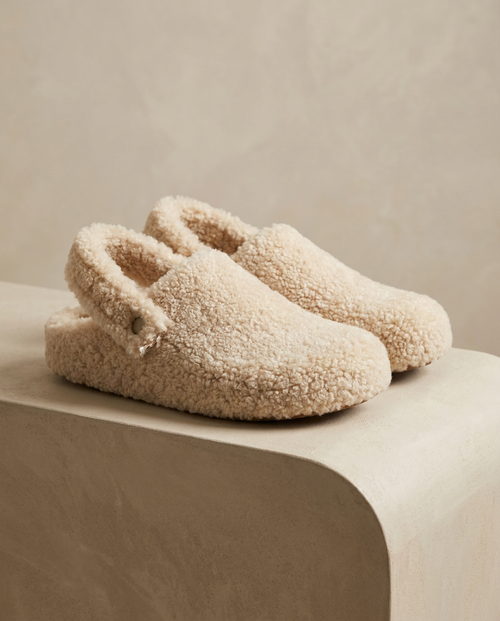 Die Wolken-Clogs | gefüttert für drinnen, mit Gummisohle für draußen