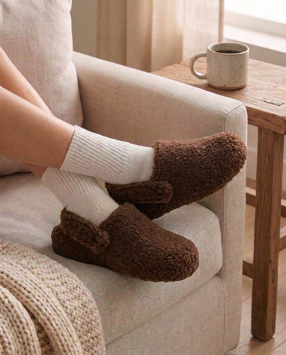 Die Wolken-Clogs | gefüttert für drinnen, mit Gummisohle für draußen