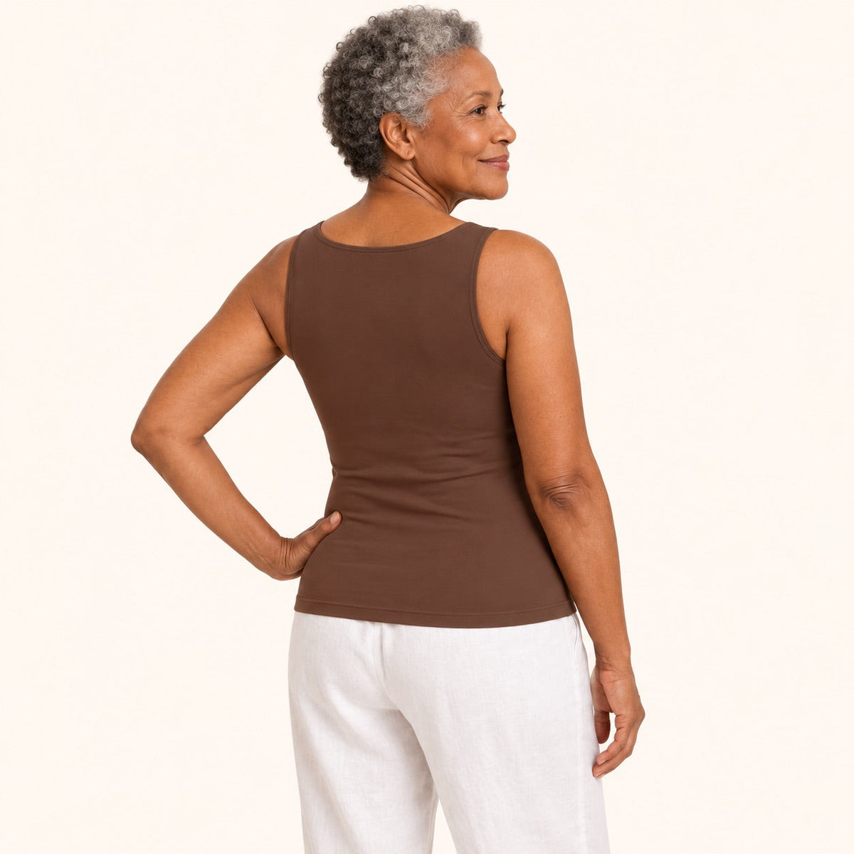 Comfort Shaper Tanktop mit integriertem BH – Schwarz